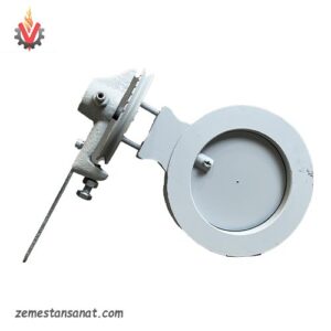 شیر پروانه 4 اینچی آریا جنس چدن