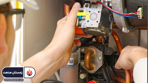 نصب و نگهداری شیر برقی گاز پکیج