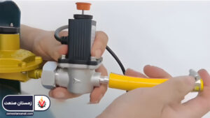 نصب شیر برقی گاز خانگی بدون نیاز به تکنسین