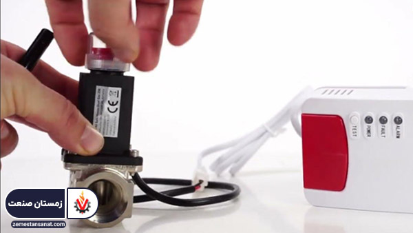 آموزش نصب شیر برقی گاز تدریجی